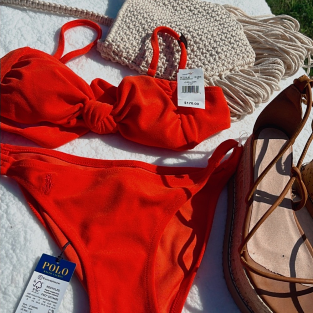 Polo by Ralph Lauren Women's orange Bikini Set